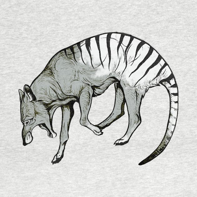 Thylacine Ink by charamath